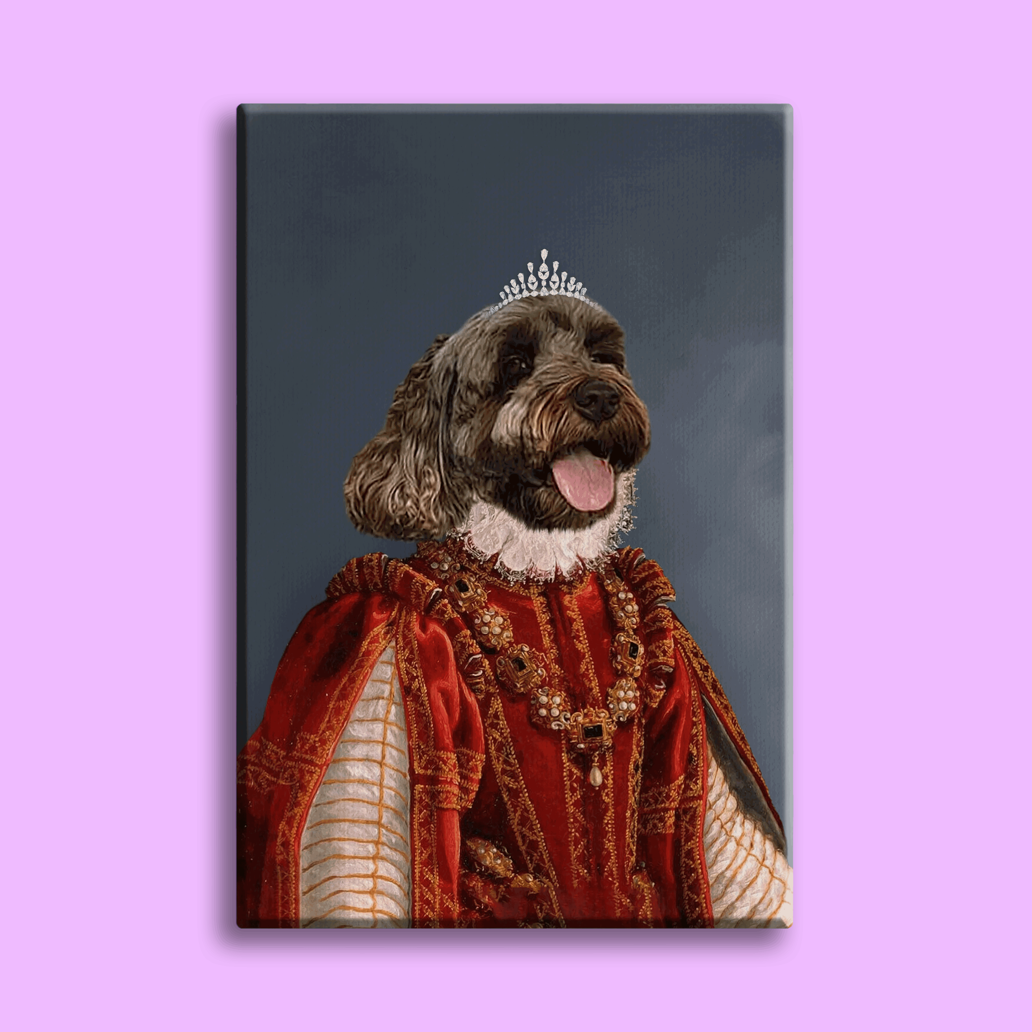 The Regal Monarch Custom Pet Portrait