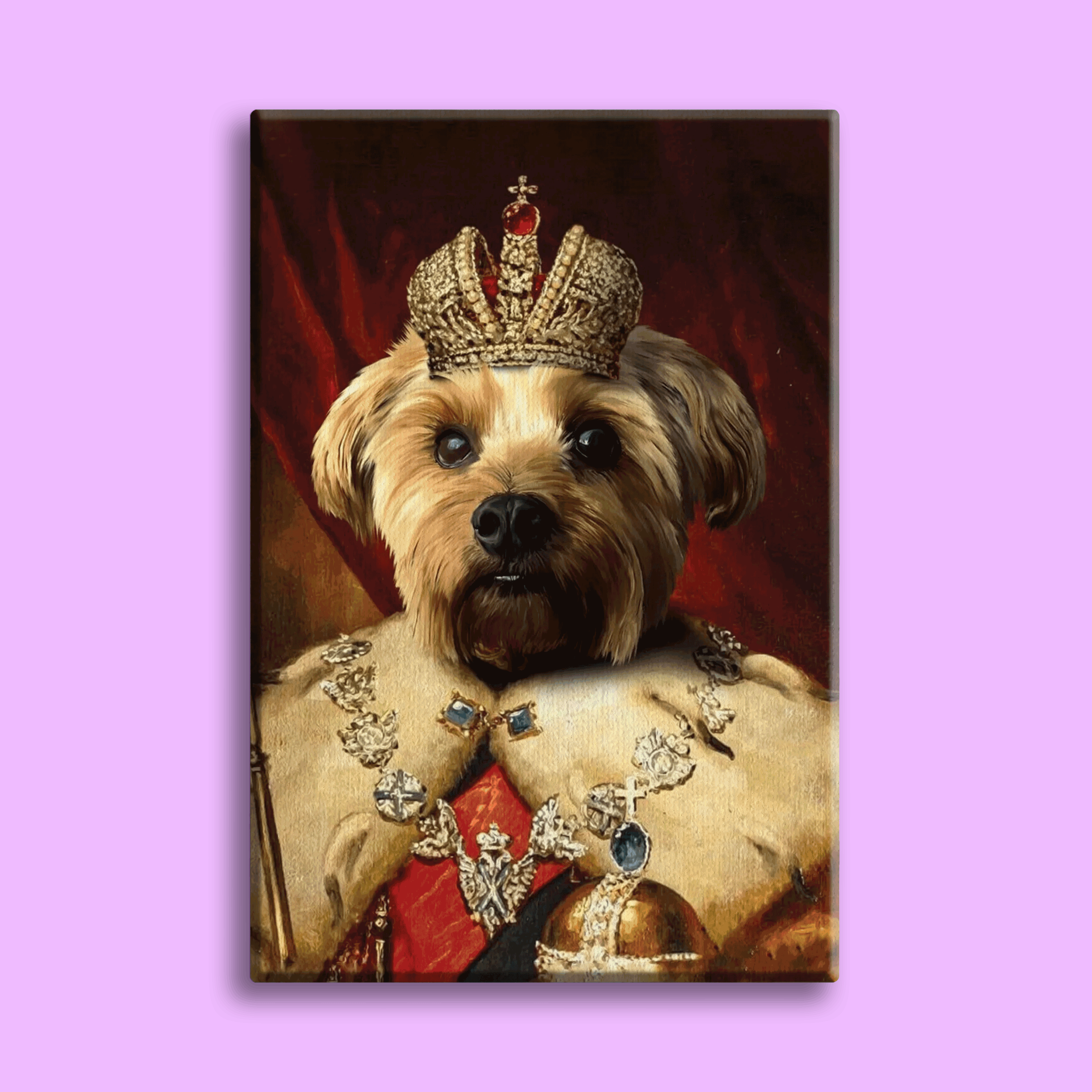 The Prince Ruler Pet - Custom Pet Portrait