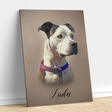 Digital Oil Paint Pet Art - Custom Pet Portrait