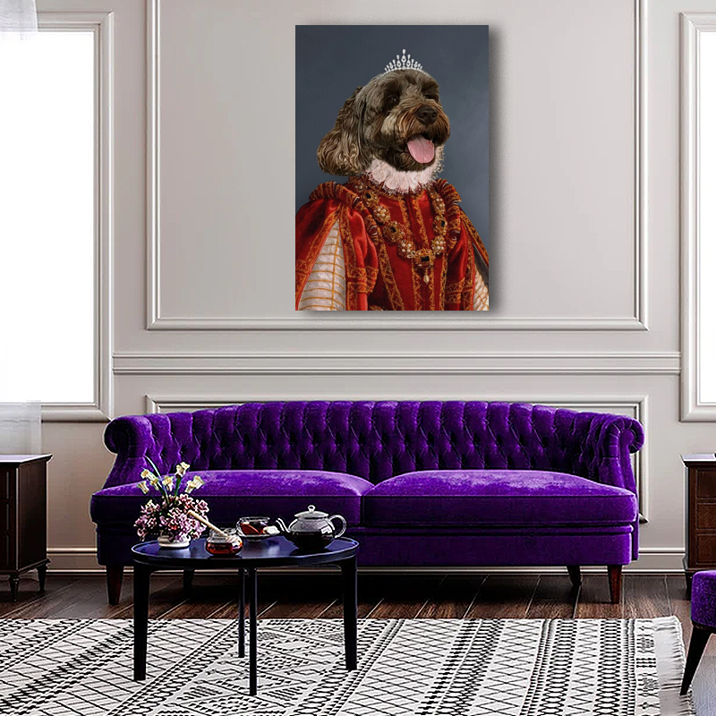 The Regal Monarch Custom Pet Portrait
