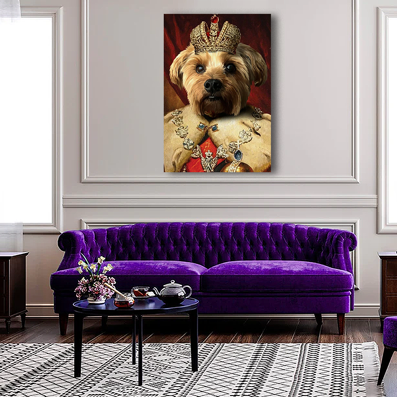 The Prince Ruler Pet - Custom Pet Portrait