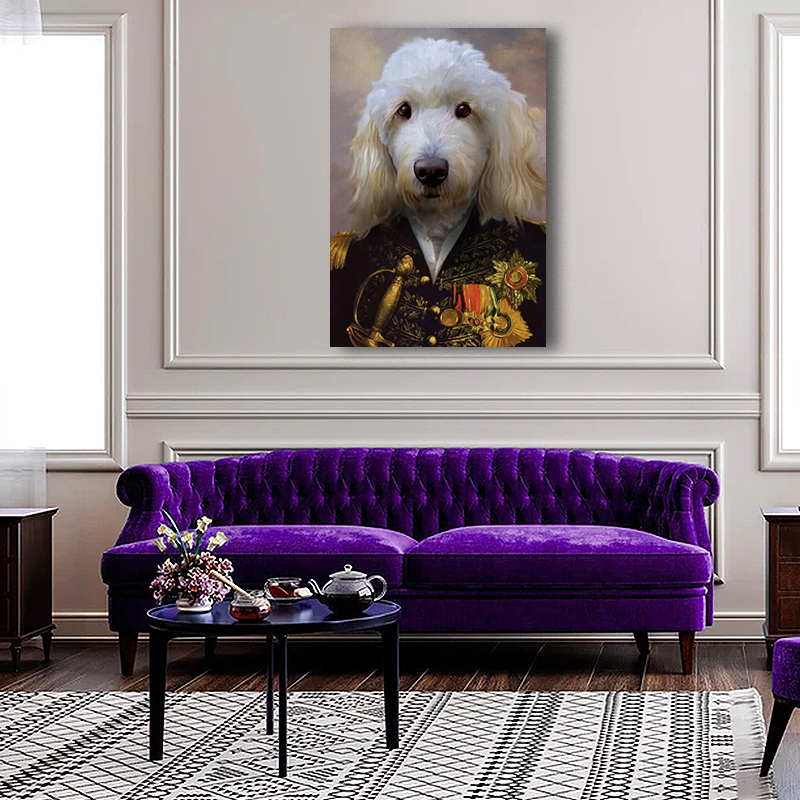 The Royal lieutenant - Custom Pet Portrait