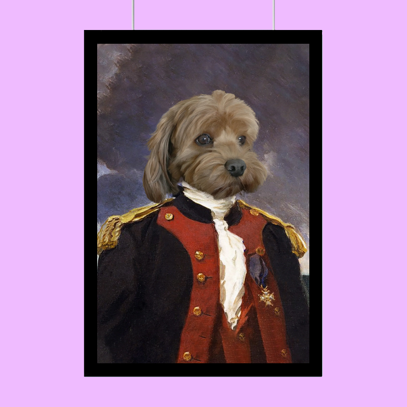 The Renaissance General - Custom Pet Portrait