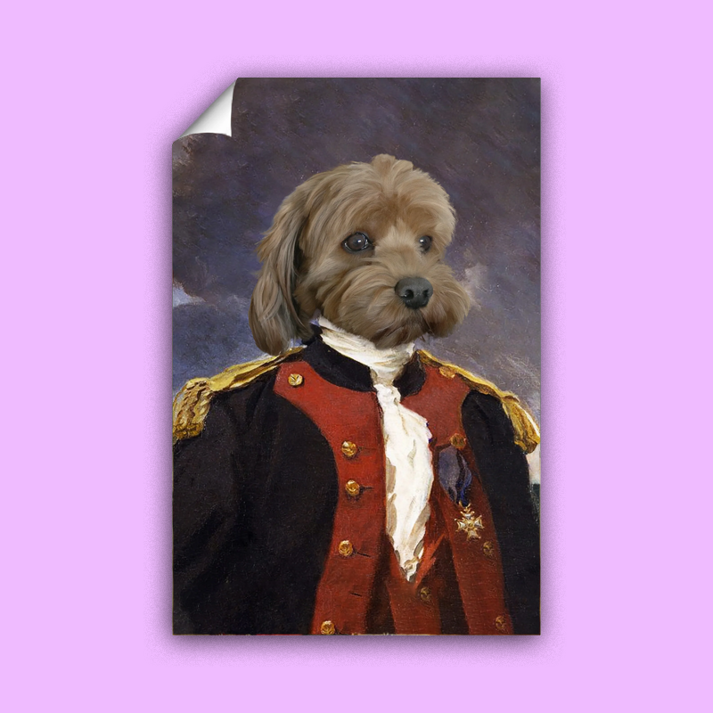 The Renaissance General - Custom Pet Portrait